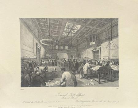 Quadro di  Anonimo General Post Office di Londra - stampa carta 